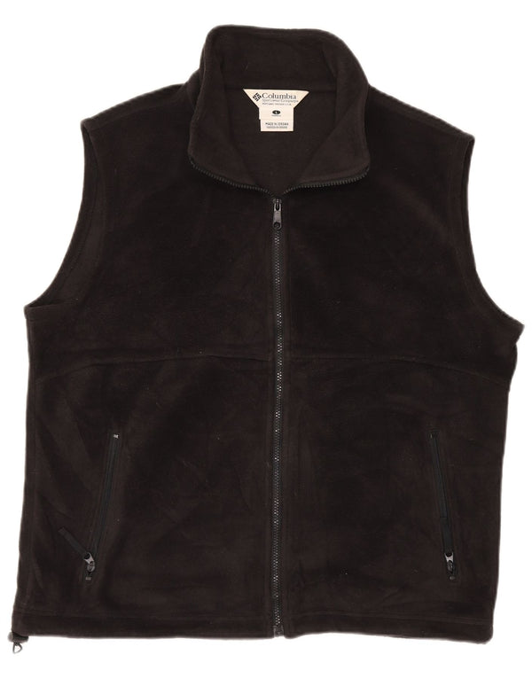 COLUMBIA Ženska jakna od flisa UK 16 Veliki crni poliester