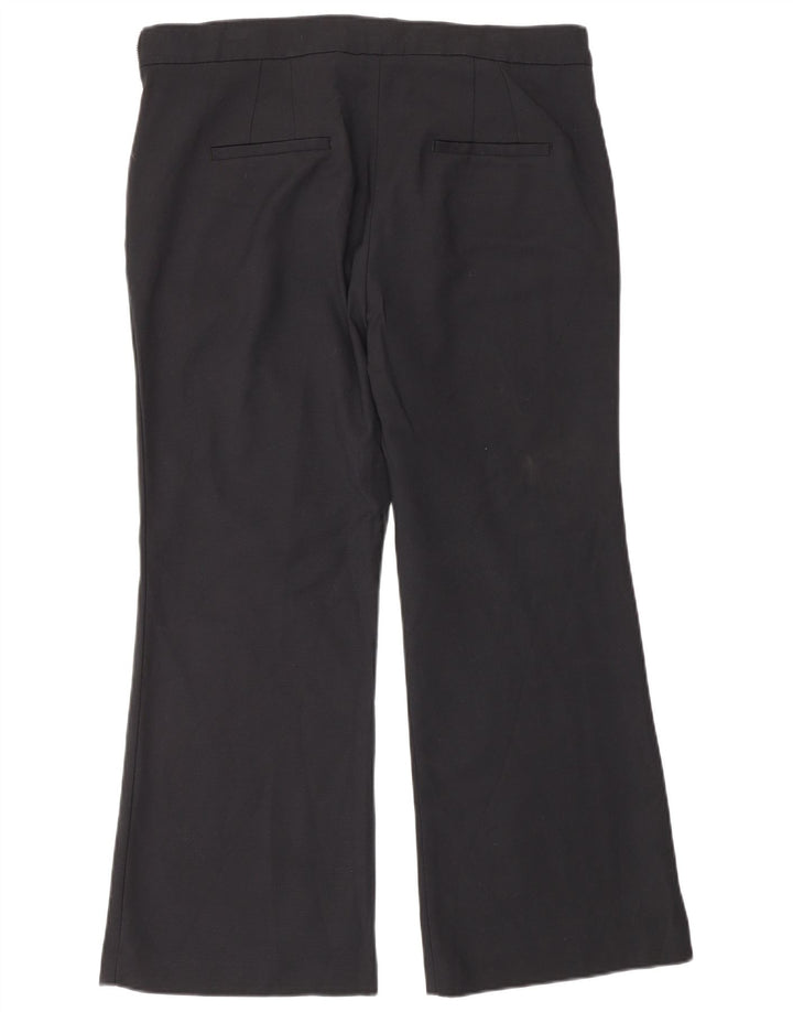 Zara ženske chino hlače s bootcut IT 42 Large W32 L26 crne