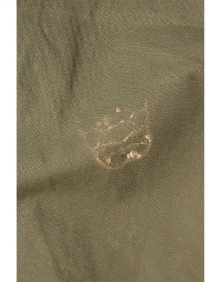 VINTAGE muška vojna jakna s kapuljačom UK 42 XL kaki