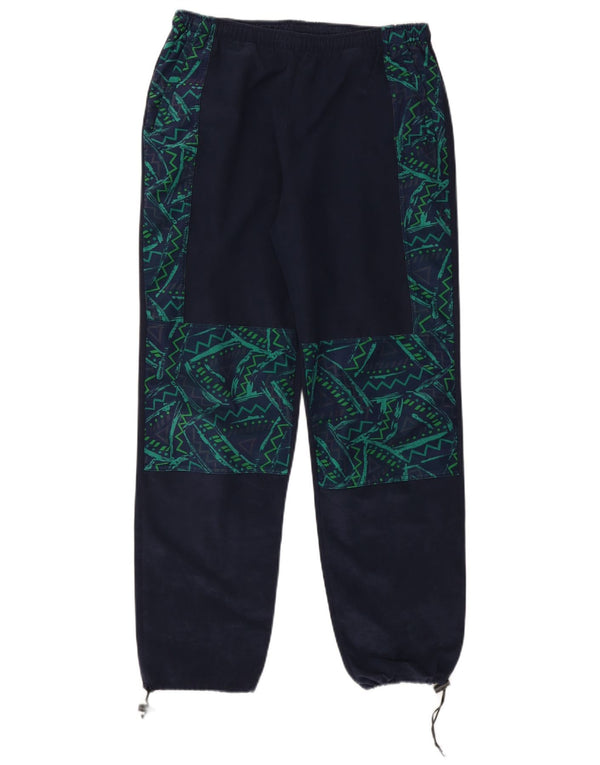 Vintage muške trenirke Hlače Joggers Large tamnoplave geometrijske