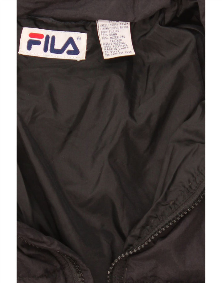 Fila muška podstavljena jakna UK 44 2XL crni najlon