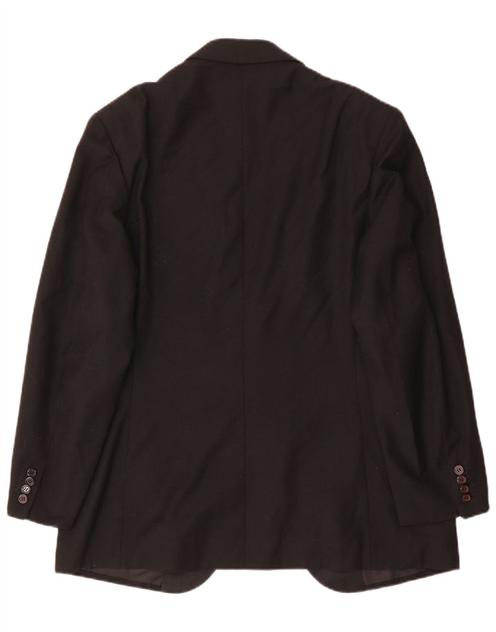 Vintage muški sako s jednim gumbom UK 38 Srednje crna