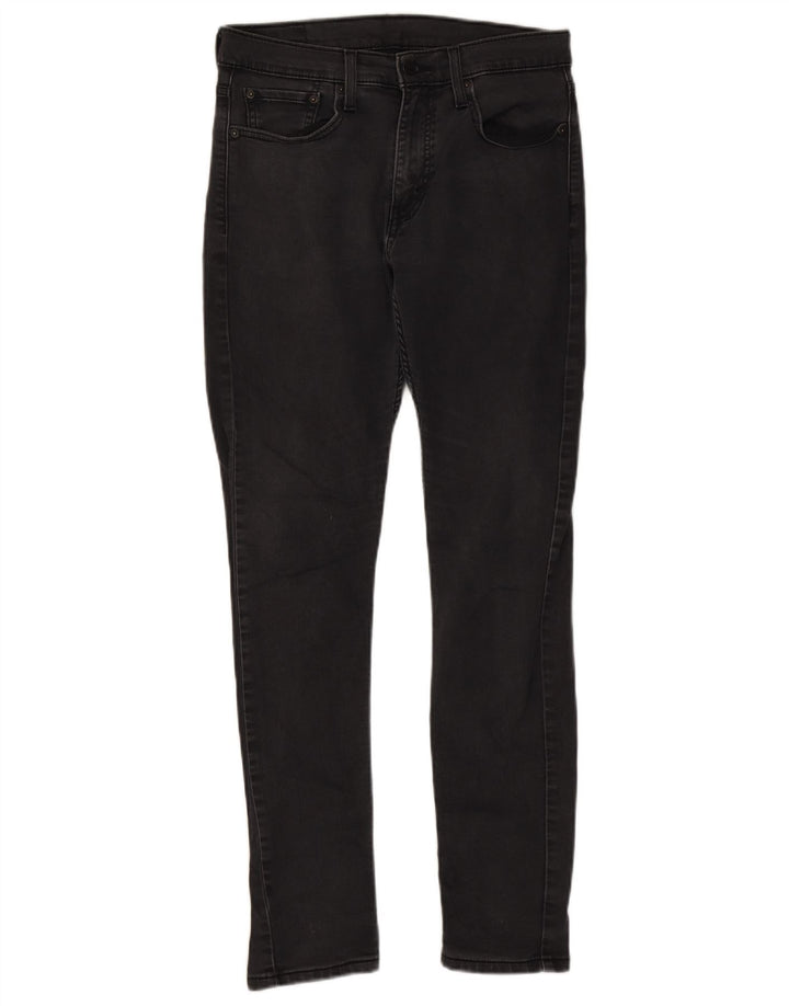 Levi's muške uske traperice W30 L32 crni pamuk
