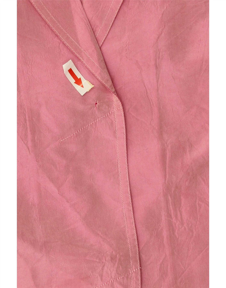 Vintage ženska košulja bluza EU 38 srednje ružičasti acetat