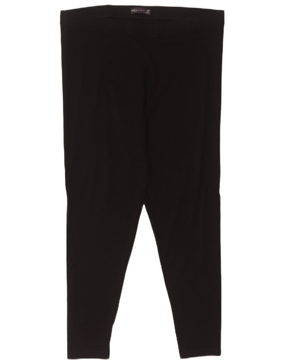 Marks & Spencer ženske tajice UK 18 XL crni pamuk