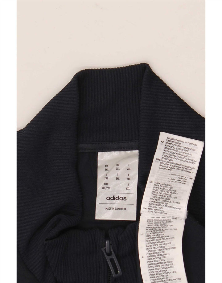 Adidas muška trenirka gornja jakna 2XL tamnoplavi poliester