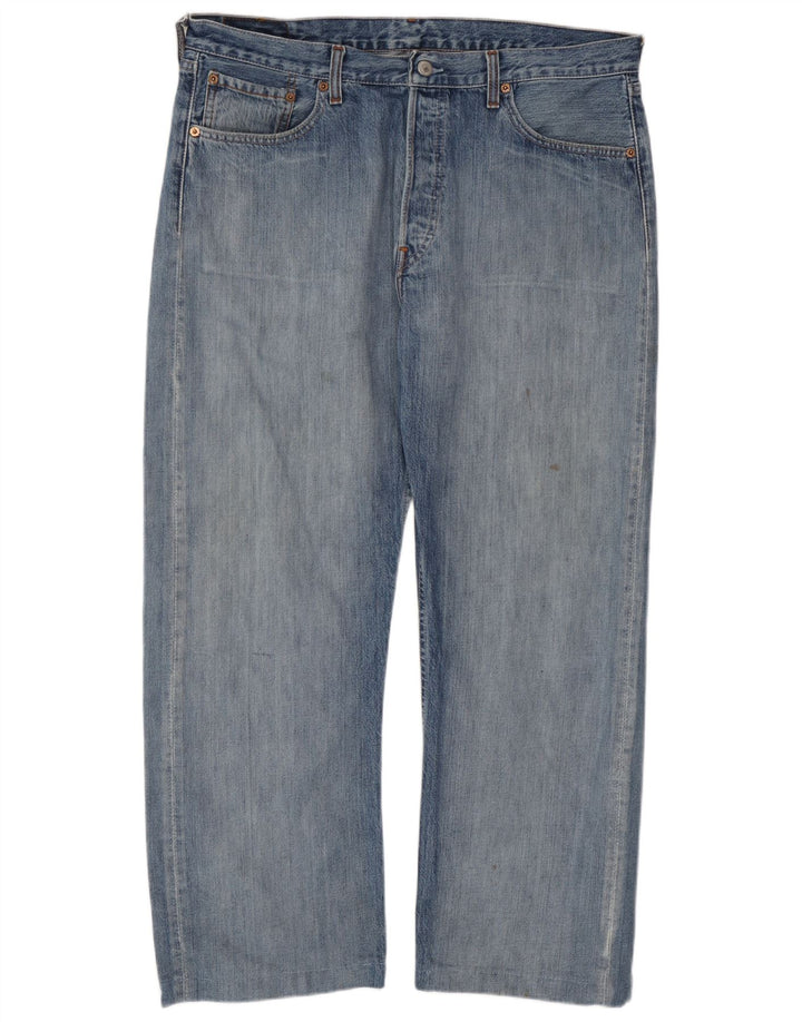 Levi's muške 501 ravne traperice W38 L27 plave