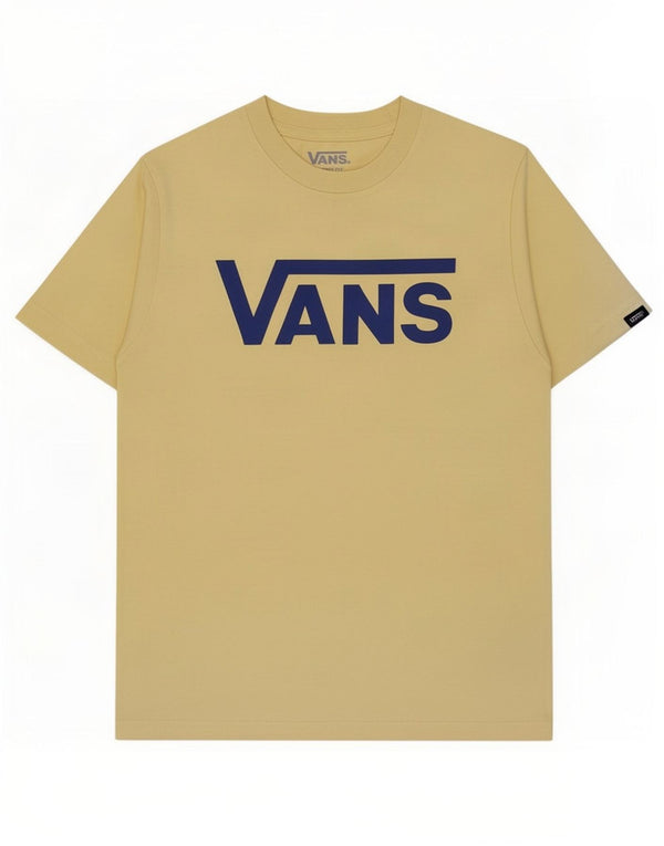 Vans Boys Klasična majica kratkih rukava s grafičkim motivima za 8-9 godina Mala žuta pamučna