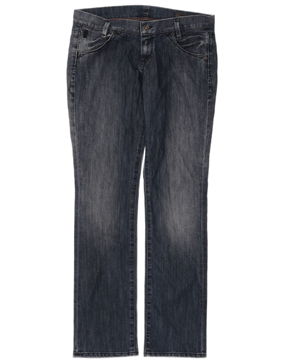 LEE Womens Lynn Straight Jeans W32 L33  Blue Cotton