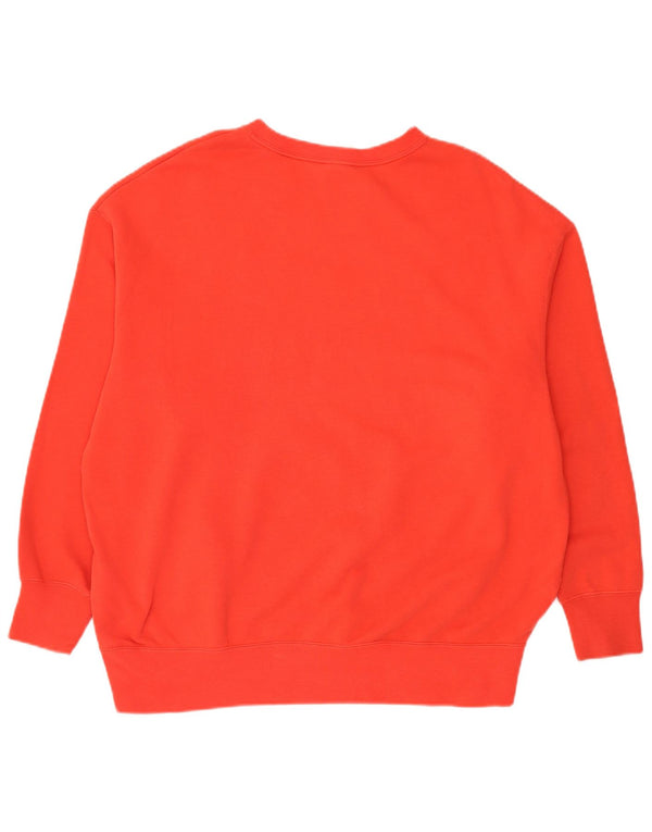 Nike Mens Graphic Loose Fit Sweatshirt Jumper Medium Red Cotton