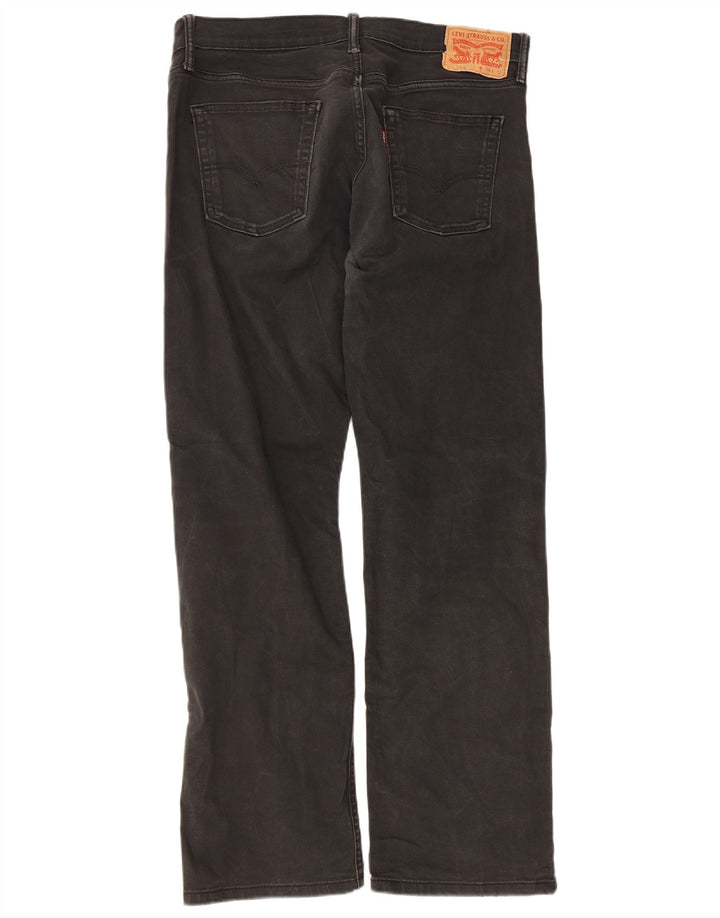 Levi's muške 514 ravne traperice W34 L32 crne