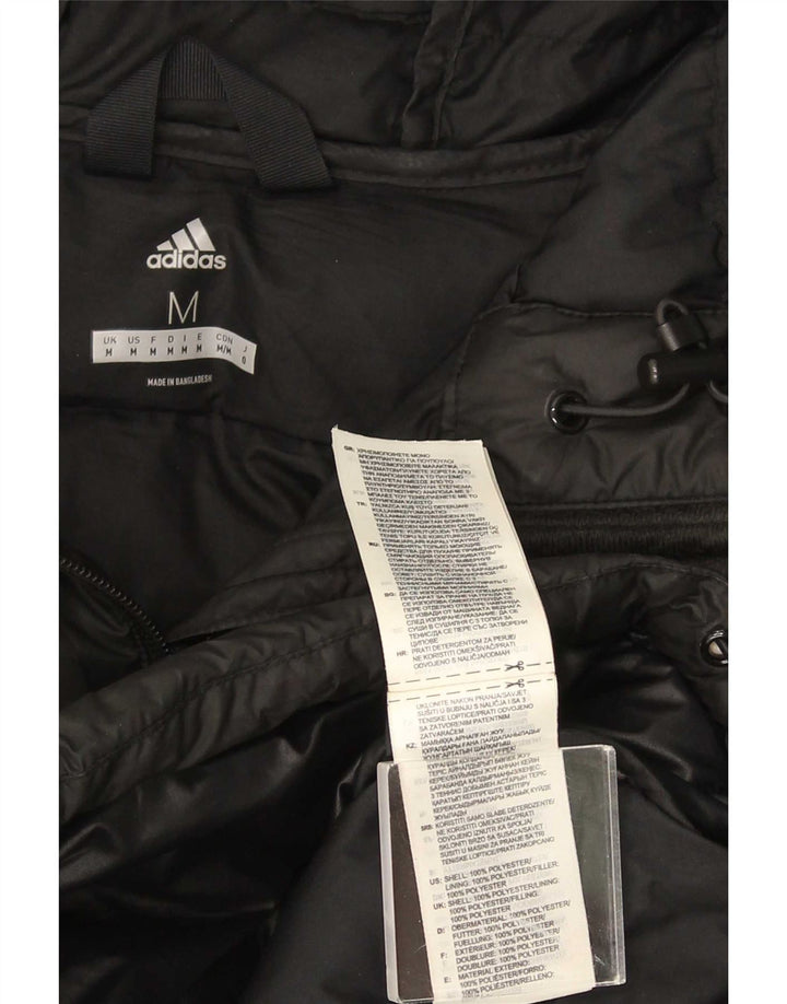 Adidas muška podstavljena jakna s kapuljačom UK 38 srednji crni poliester