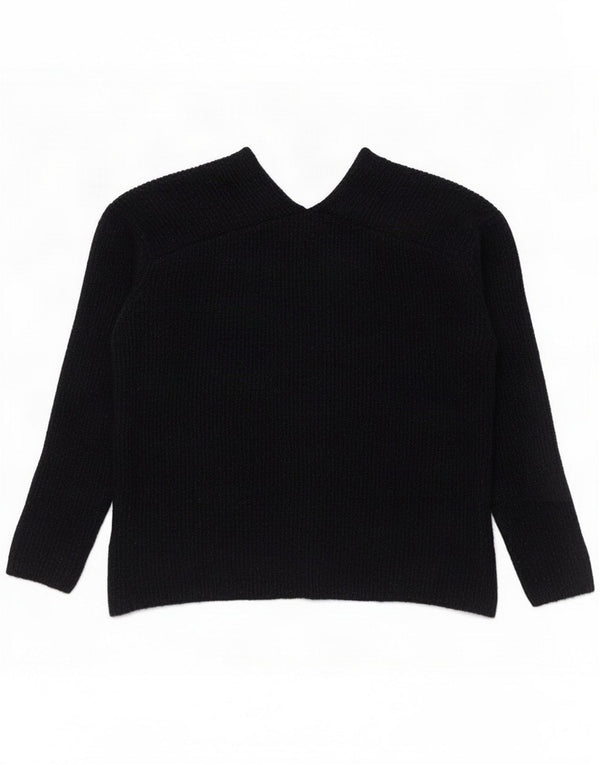French Connection Ženski džemper s V-izrezom UK 14 Medium Black Flecked