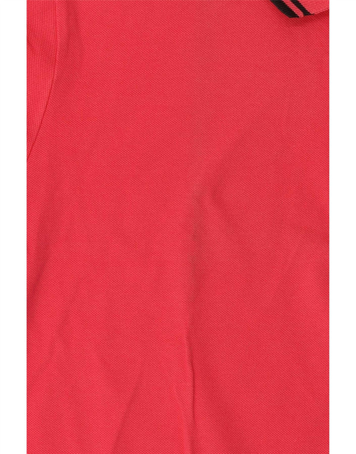 Fred Perry muška lagana i rastezljiva polo majica srednje ružičaste pamučne boje