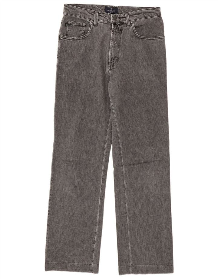 Trussardi muške ravne traperice W30 L30 sivi pamuk
