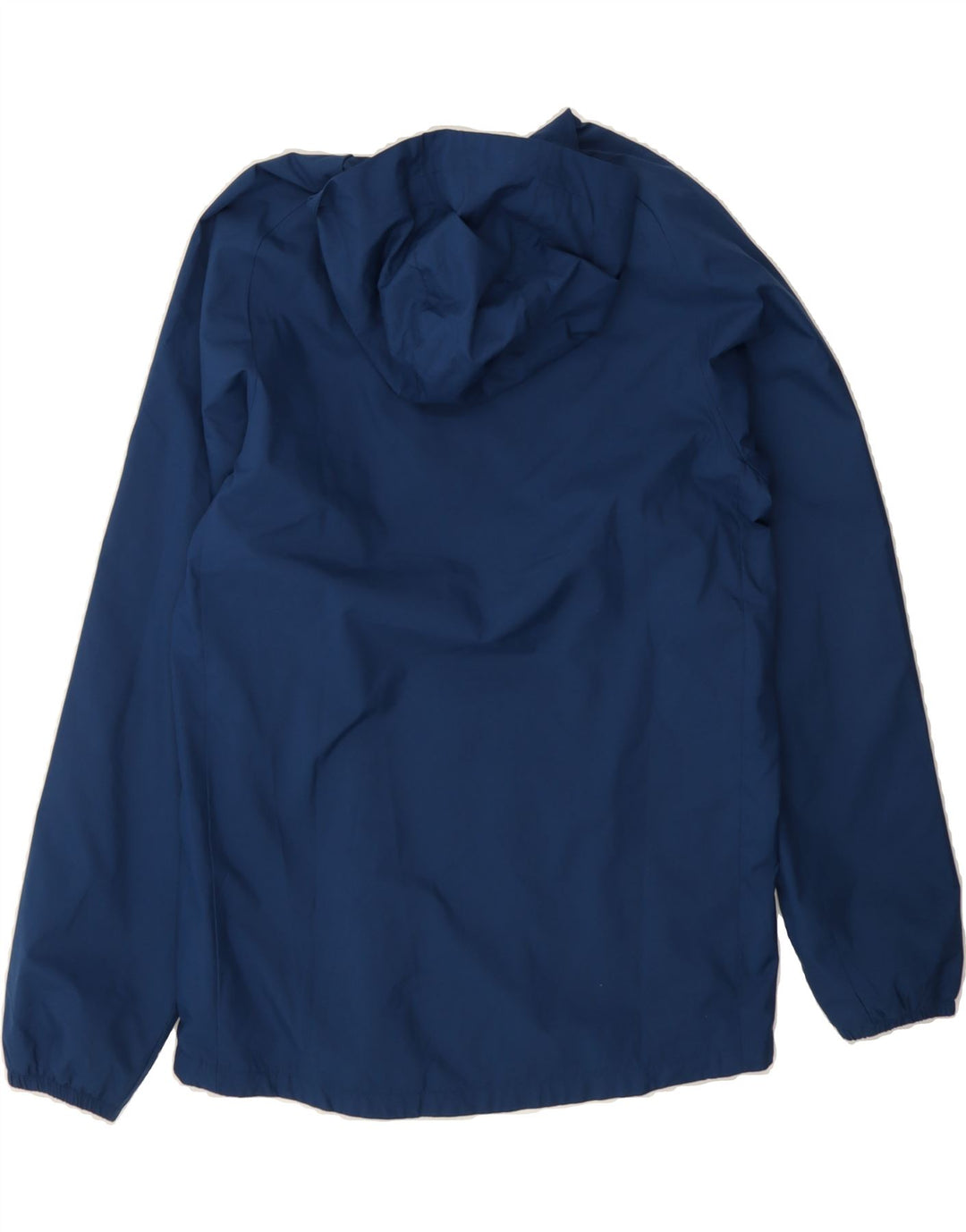 UMBRO Boys Graphic Hooded Rain Jacket 13-14 Years XL Navy Blue Polyester Vintage Umbro and Second-Hand Umbro from Messina Hembry 