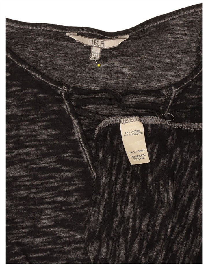 BKE Ženska prozirna majica kratkih rukava UK 10 Mali crni flekasti pamuk