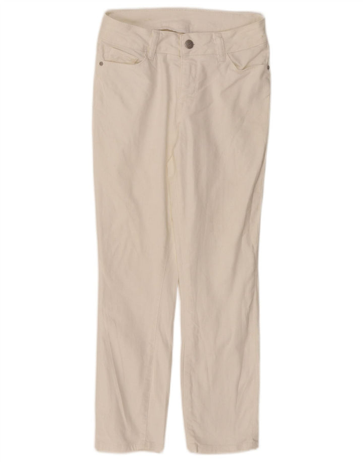 CREW CLOTHING Ženske skraćene traperice niskog struka UK 8 Male W26 L23 Bijele