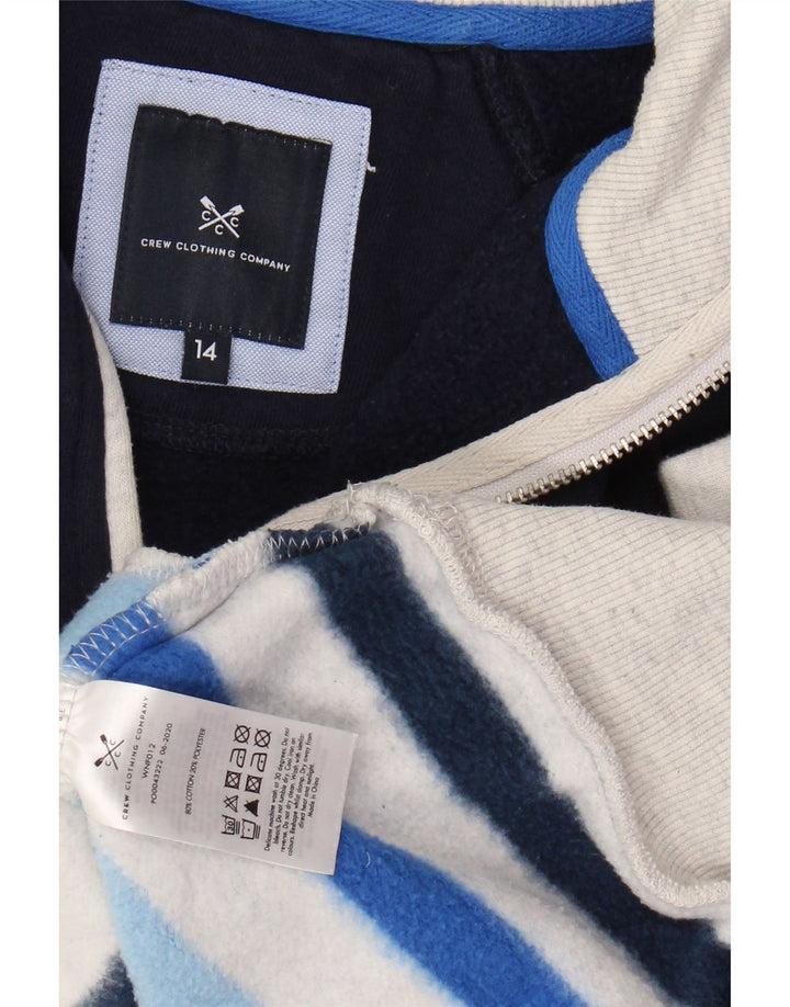 CREW CLOTHING Ženska majica s kratkim rukavima UK 14 na velike raznobojne pruge