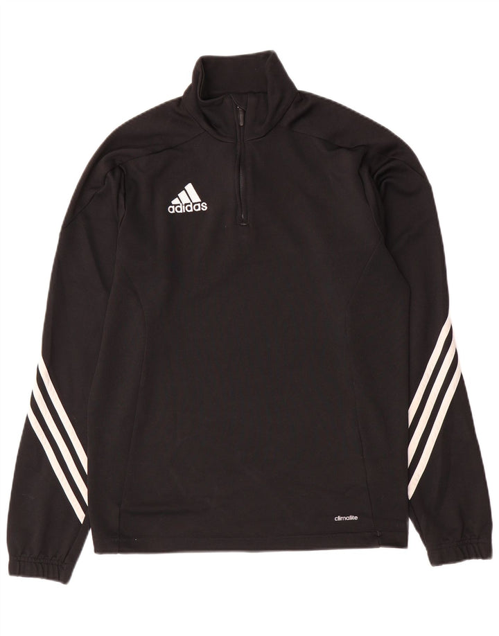 ADIDAS muška trenirka Climalite s patentnim izrezom, mala crna majica