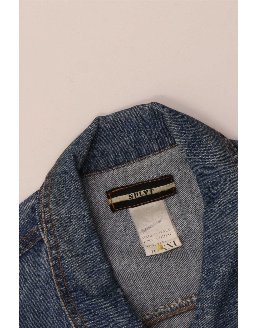 Vintage ženska traper jakna UK 20 2XL plavi pamuk