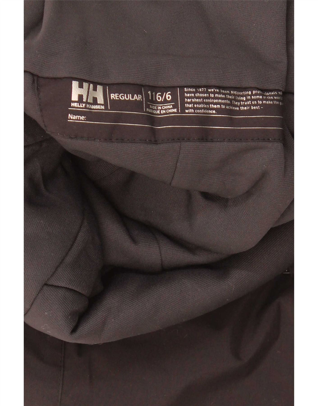 Helly Hansen Boys Graphic Dungarees skijaške hlače 5-6 godina crne poliamidne