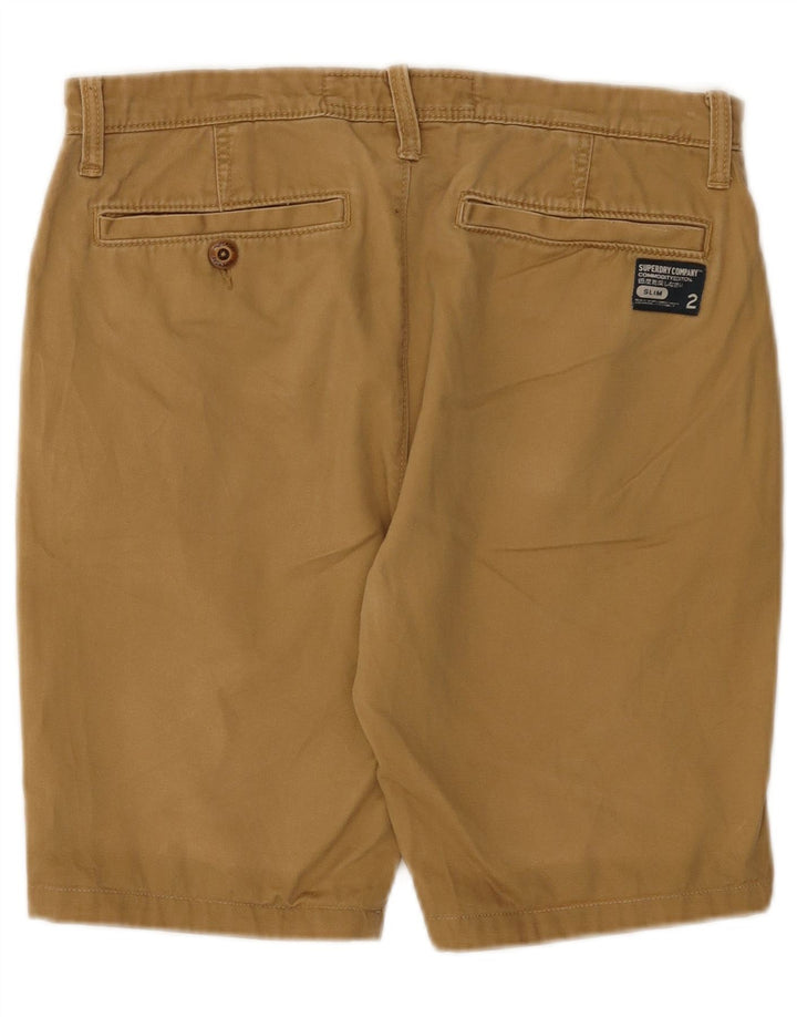 Superdry muške chino kratke hlače srednje veličine W32 bež pamuk