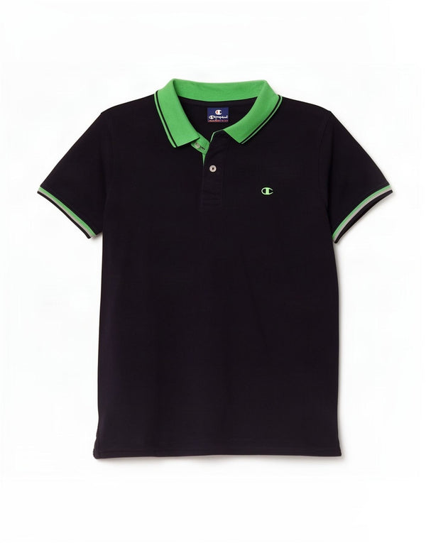 Champion muška polo majica za ragbi srednje tamnoplave pamučne pruge