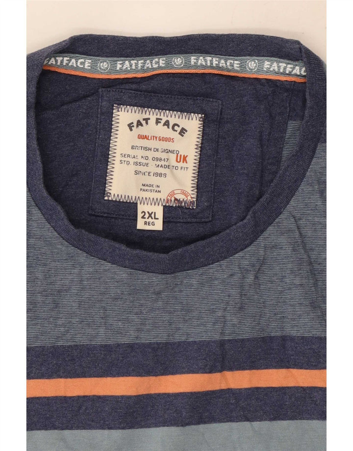 Fat Face muška majica kratkih rukava 2XL na plave pruge