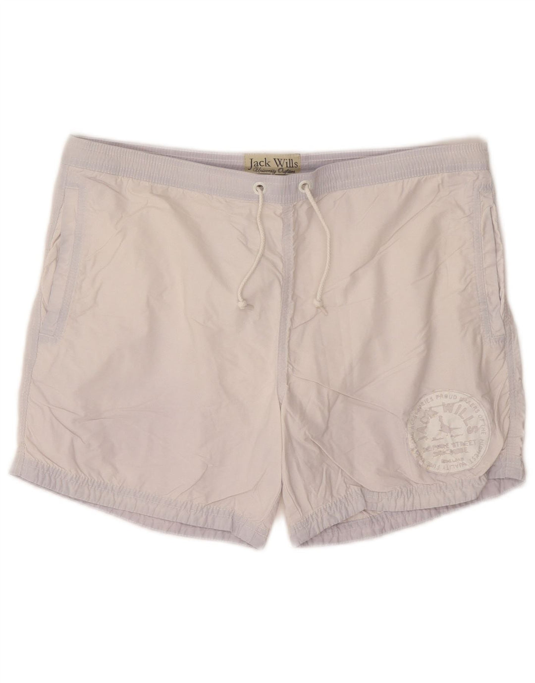 Jack Wills, male plave pamučne muške kratke hlače za kupanje s grafičkim motivima