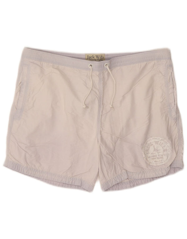 Jack Wills, male plave pamučne muške kratke hlače za kupanje s grafičkim motivima