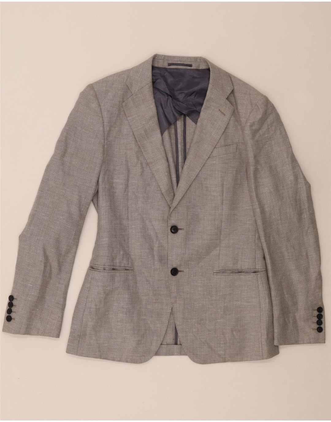 Reiss muška jakna s 2 gumba UK 38 srednje siva vuna