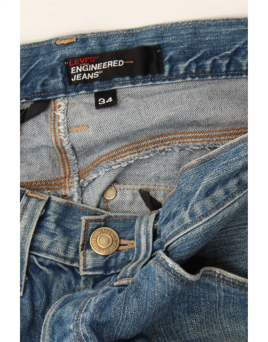 Levi's muške ravne traperice W34 L28 plave