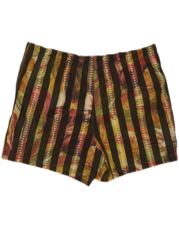 FILA muške kratke hlače za plivanje IT 56 3XL kaki na pruge