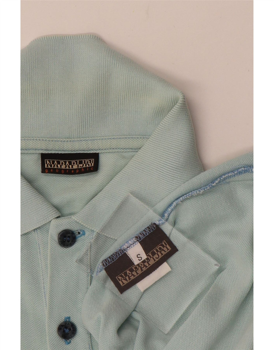 NAPAPIJRI Muška Geographic polo majica Mala plava pamuk blok boja