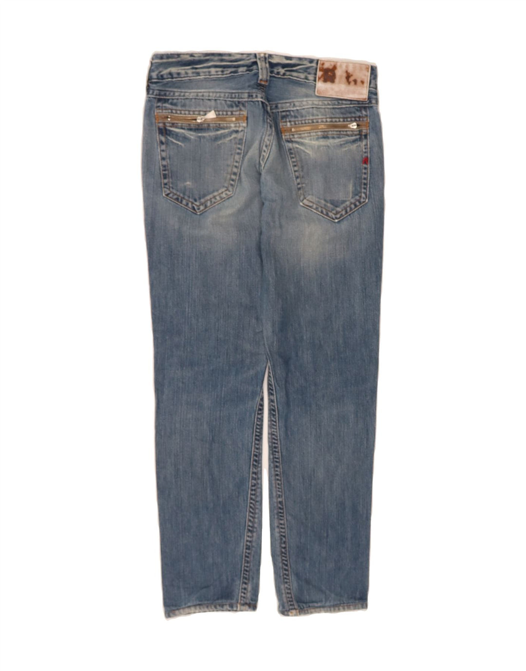 REPLAY Womens Straight Jeans W27 L28 Blue Cotton Vintage Replay and Second-Hand Replay from Messina Hembry 