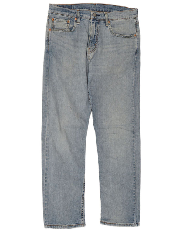 Levi's ženske 502 ravne traperice W32 L27 plavi pamuk