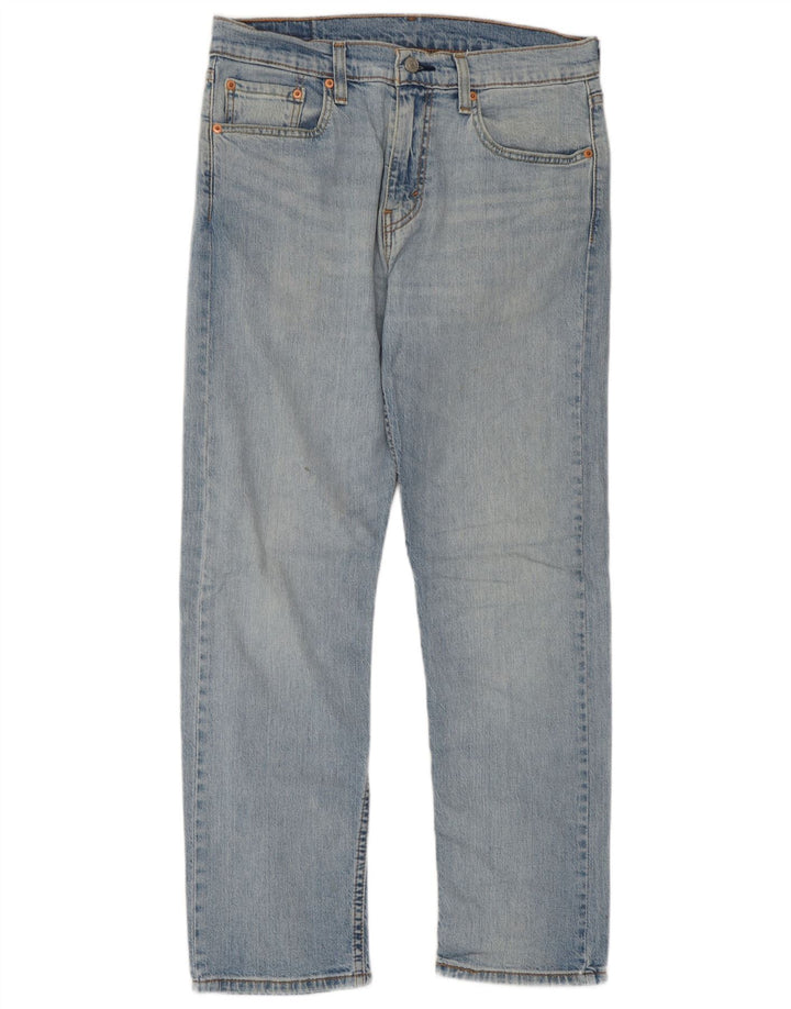 Levi's ženske 502 ravne traperice W32 L27 plavi pamuk