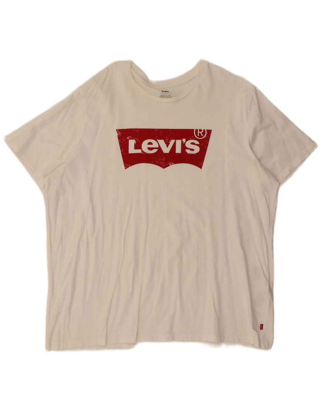 Levi's gornji dio majice s grafičkim motivima 2XL bijeli pamuk
