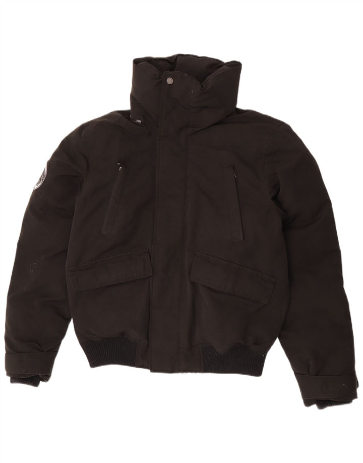 Superdry muška podstavljena jakna UK 38 srednji crni poliester