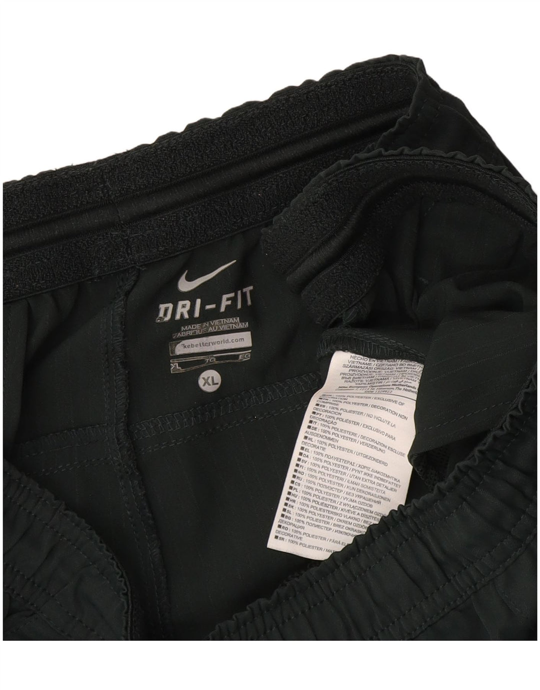Nike muške sportske kratke hlače XL sivi poliester u boji