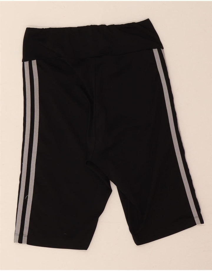 Adidas ženske sportske kratke hlače UK 10 male crne poliesterske