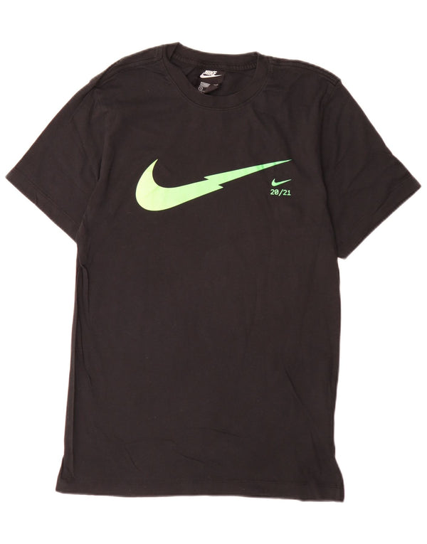 Nike muška majica kratkih rukava standardnog kroja, mali crni pamuk