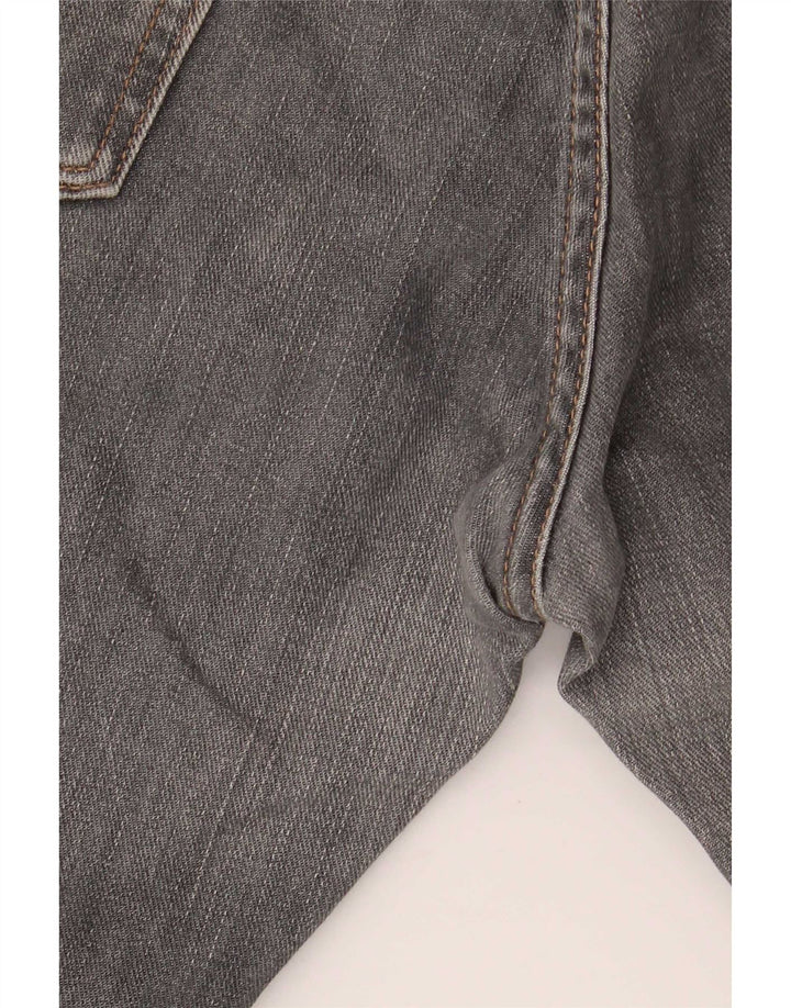 Levi's muške 504 ravne traperice W36 L34 sivi pamuk