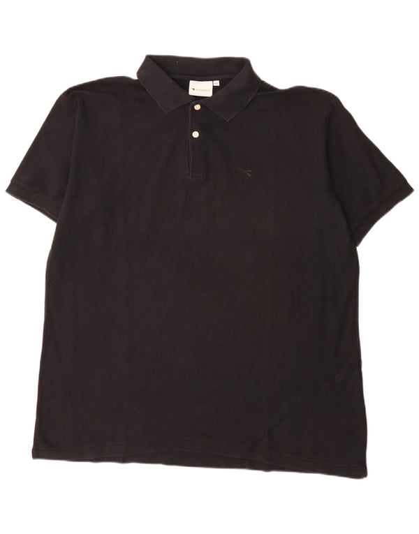 Diadora muška polo majica standardnog kroja IT 54 XL crni pamuk