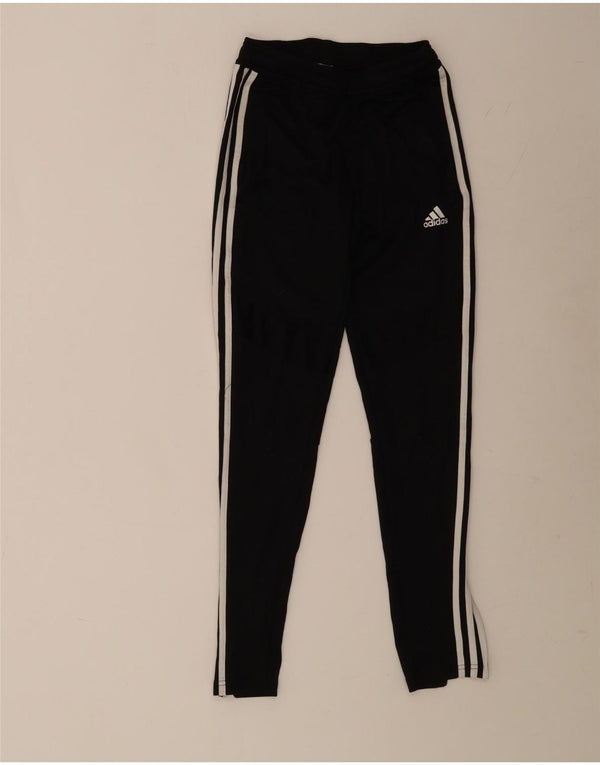 Adidas ženske hlače za trenirku UK 4/6 XS crne sportske poliesterske hlače