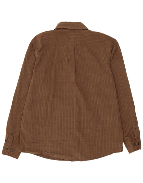 Dockers muška košulja velika smeđa karirana pamuk