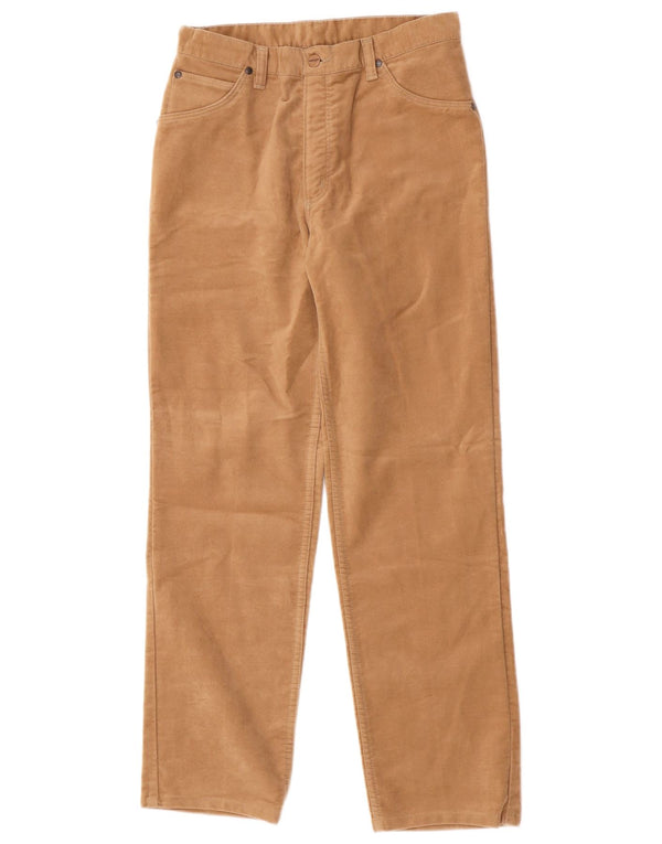 Wrangler ženske ravne ležerne hlače W31 L30 smeđi pamuk
