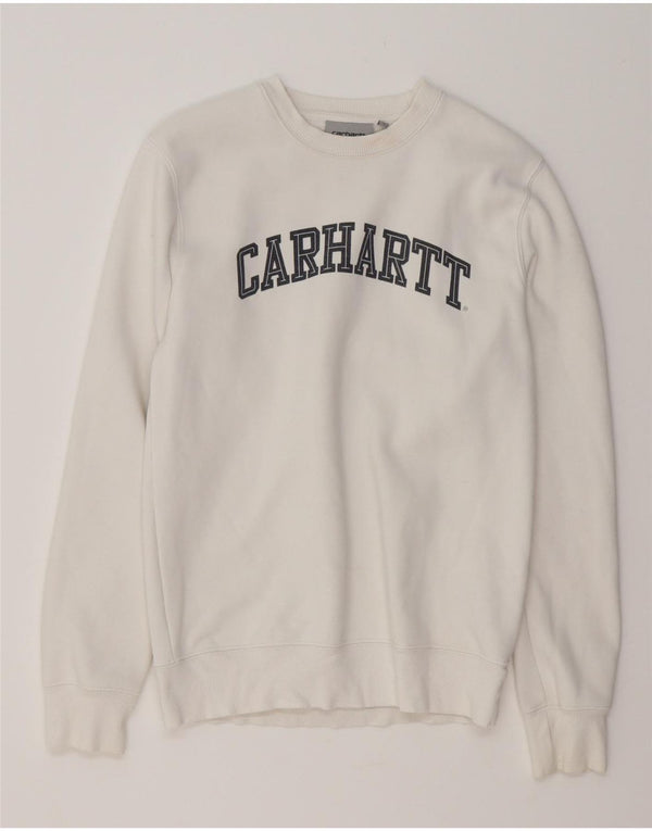 CARHARTT muški džemper s grafičkim motivima XS bijeli pamuk