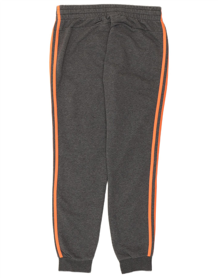 ADIDAS Ženska trenirka Hlače Joggers UK 12/14 Srednje sivi pamuk